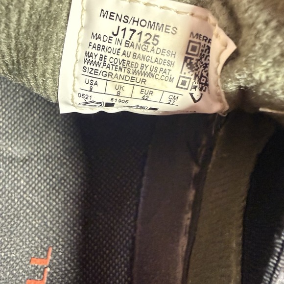 Merrell Hut Moc Quilted Slip On Clogs Olive Green Orange Men\'s Size 9 EU 42 main image 6